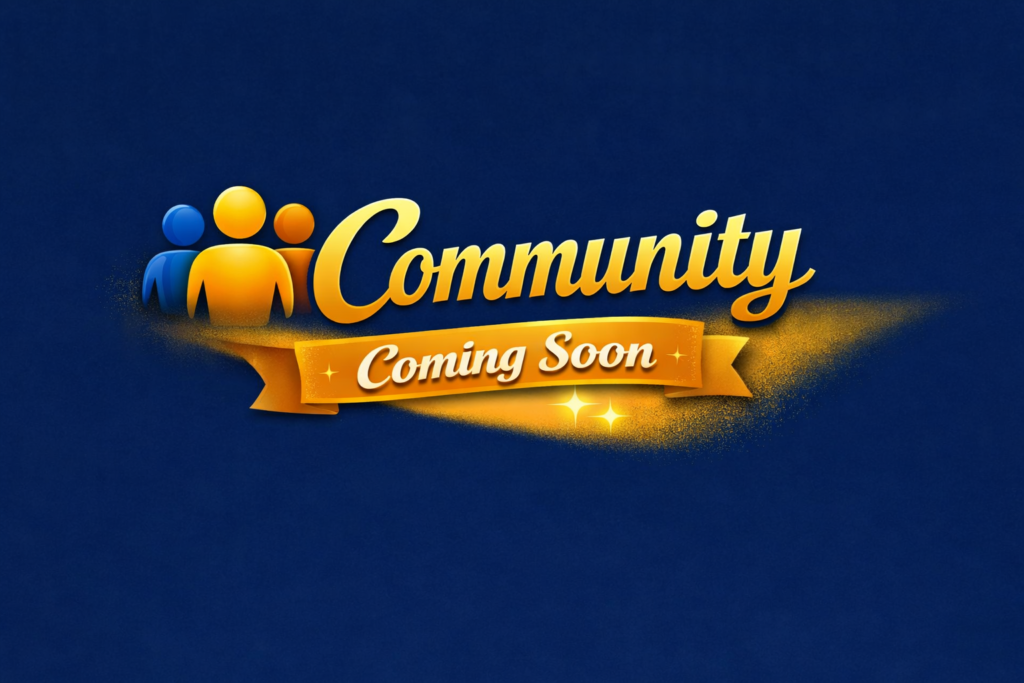 community coming soon image